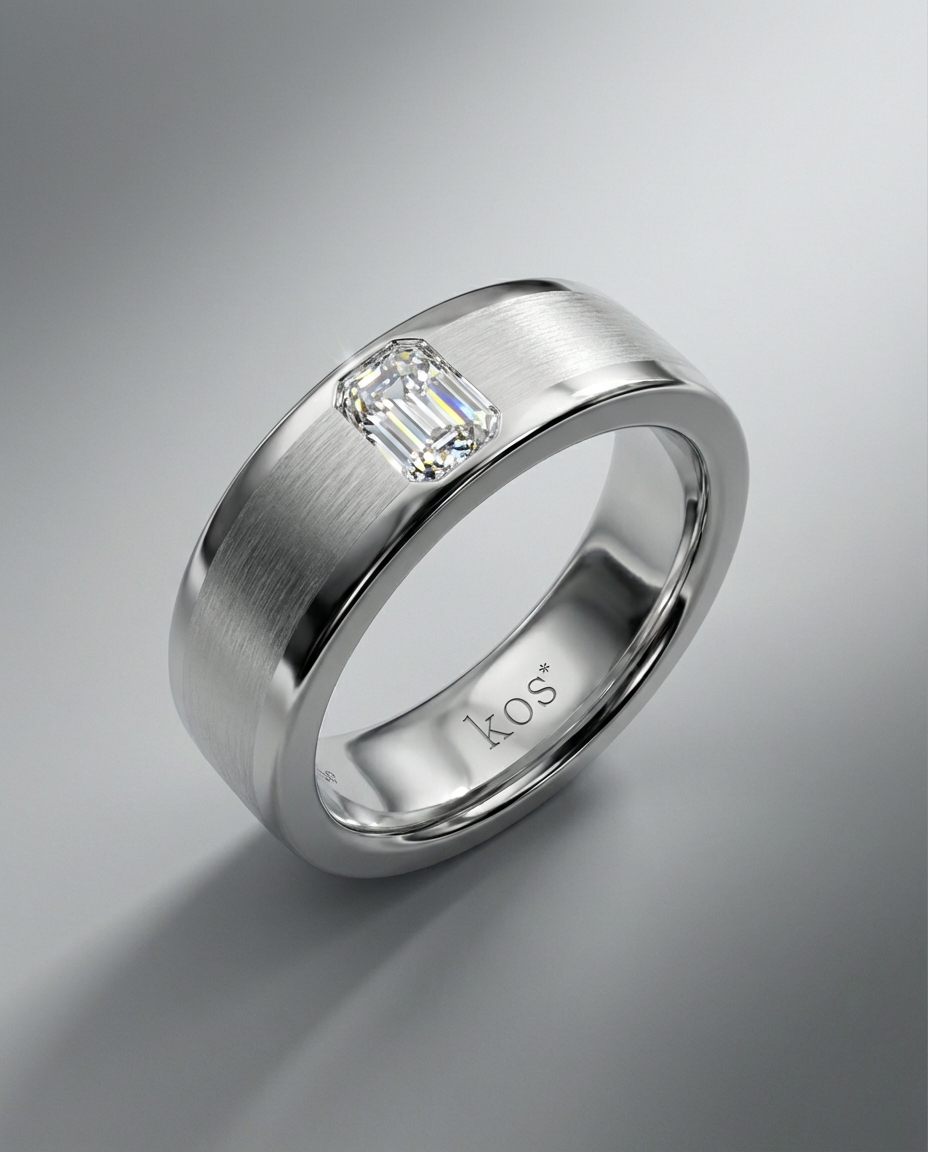 แหวนชายา เพชร Emerald ขนาด 0.50 กะรัต