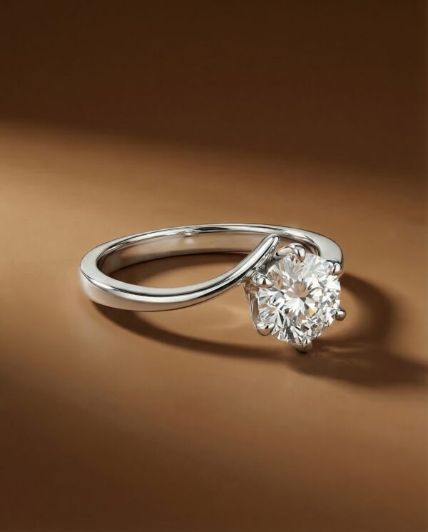 แหวนเพชร-ดีไซน์เกลียว-twist-engagement-ring
