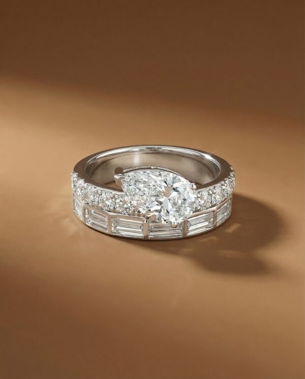 แหวนเพชร-The-Royal-Pear-Ring-ทรงหยดน้ำ