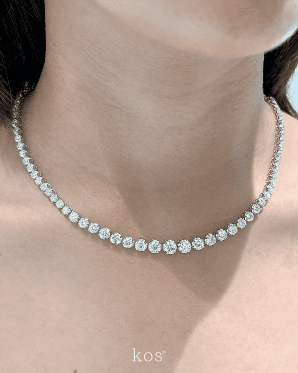 สร้อยคอเพชร Evelle Tennis Diamond Necklace